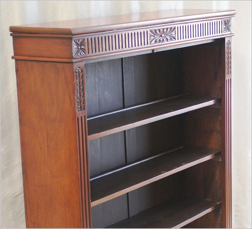 7014 Antique Walnut Bookcase (3)